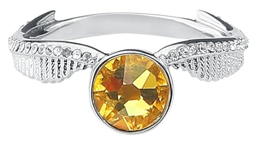Harry Potter Goldener Schnatz Frauen Ring silberfarben M von Harry Potter