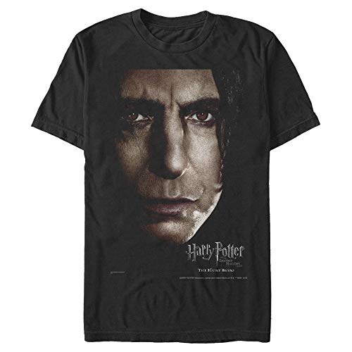 Warner Bros Herren Snape Poster T-Shirt, schwarz, Groß von Harry Potter