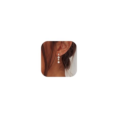 Braut-Ohrringe für Frauen, Tropfenform, Perlen, Hochzeitsohrringe für Bräute 2025, Brautjungfer, Schmuck, Hochzeitskleider, Accessoires, Brautgeschenke, Large, Zink, Kein Edelstein Braut-Ohrringe für Frauen, Tropfenform, Perlen, Hochzeitsohrringe für Bräute 2025, Brautjungfer, Schmuck, Hochzeitskleider, Accessoires, Brautgeschenke, Large, Zink, Kein Edelstein von Harry and Henry