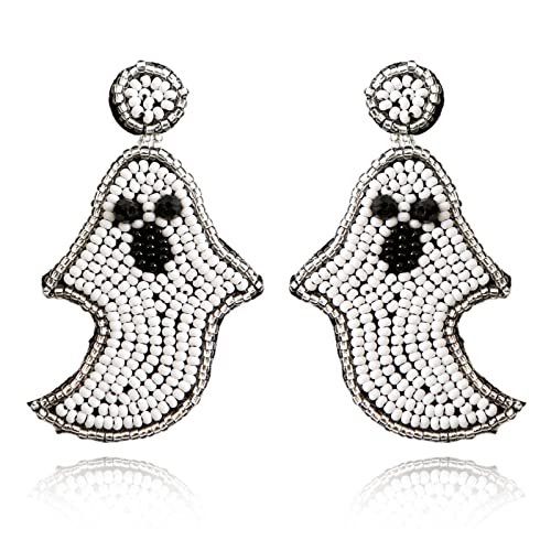 Halloween-Ohrringe für Frauen, Geister-Ohrringe, leuchten im Dunkeln, für einen Geist, gruselig, niedlich, Halloween-Schmuck, Kostümzubehör, Partyzubehör, Zink, Kein Edelstein Halloween-Ohrringe für Frauen, Geister-Ohrringe, leuchten im Dunkeln, für einen Geist, gruselig, niedlich, Halloween-Schmuck, Kostümzubehör, Partyzubehör, Zink, Kein Edelstein von Harry and Henry