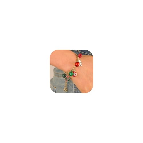 Harry and Henry Weihnachts-Armband für Damen, Geschenke für Weihnachten, Schneeflocken-Baum, Charm-Armbänder, Weihnachtszubehör, Goldkette, Armband, Manschette, Armband, Weihnachtsschmuck, Geschenke Harry and Henry Weihnachts-Armband für Damen, Geschenke für Weihnachten, Schneeflocken-Baum, Charm-Armbänder, Weihnachtszubehör, Goldkette, Armband, Manschette, Armband, Weihnachtsschmuck, Geschenke von Harry and Henry