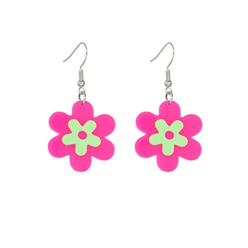Neon-Blumen-Ohrringe für Damen, 80er-, 90er-Jahre-Stil, bunte Blumenohrringe, baumelnd, Halloween-Party-Zubehör, 90er-Jahre Outfits für Damen, Schmuck, Zink, Kein Edelstein Neon-Blumen-Ohrringe für Damen, 80er-, 90er-Jahre-Stil, bunte Blumenohrringe, baumelnd, Halloween-Party-Zubehör, 90er-Jahre Outfits für Damen, Schmuck, Zink, Kein Edelstein von Harry and Henry
