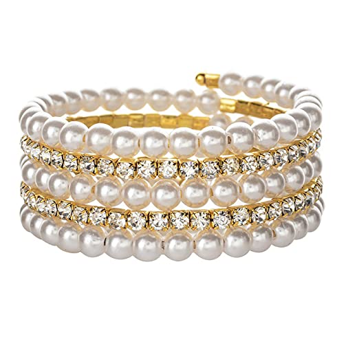 Perlenarmband für Damen, trendiges Zeug, zierliches Perlenarmband, weiße Barockperlen, Handgelenk-Armbänder, Brautjungfer, Brautschmuck, Hochzeitsschmuck, Geschenke, Adjustable, Edelstahl, Kein Perlenarmband für Damen, trendiges Zeug, zierliches Perlenarmband, weiße Barockperlen, Handgelenk-Armbänder, Brautjungfer, Brautschmuck, Hochzeitsschmuck, Geschenke, Adjustable, Edelstahl, Kein von Harry and Henry
