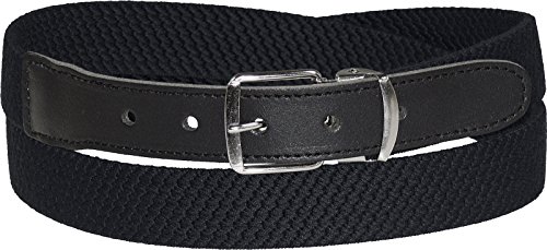 Harrys-Collection Elastik Gürtel für Damen und Herren in 30mm Breite bis 160 cm, Bundweite:115, Farben:schwarz von Harrys-Collection