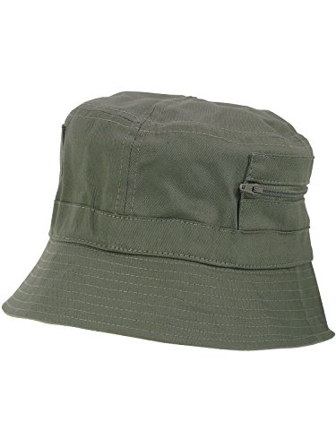 Harrys-Collection Damen Herren Fischerhut Stoff 6 Farben bis Größe 63, Kopfgröße:55, Farben:Oliv Harrys-Collection Damen Herren Fischerhut Stoff 6 Farben bis Größe 63, Kopfgröße:55, Farben:Oliv von Harrys-Collection