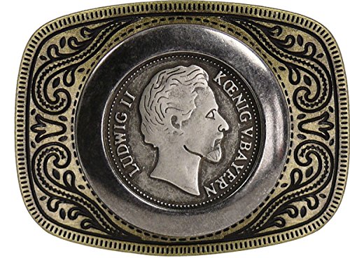 Harrys-Collection Buckle mit dem Motiv König Ludwig von Bayern von Harrys-Collection