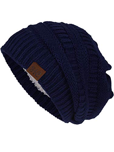 Harrys-Collection Damen Beanie Gefüttert in 6 Farben, Kopfgröße:Einheitsgröße, Farben:Marine von Harrys-Collection