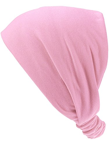 Harrys-Collection Damen Mädchen Haarband in 18 Unifarben, Kopfgröße:Einheitsgröße, Farben:Rosa von Harrys-Collection