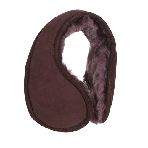 Harrys-Collection Earmuff aus Lammfell, Kopfgröße:Einheitsgröße, Farben:dunkelbraun von Harrys-Collection