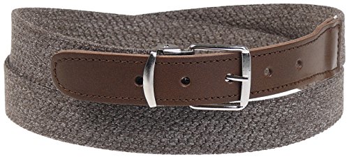 Harrys-Collection Elastik Gürtel für Damen und Herren in 30mm Breite bis 160 cm, Bundweite:160, Farben:jeans braun von Harrys-Collection