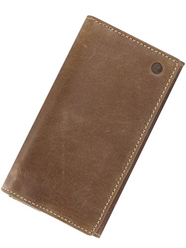 Harrys-Collection Große Vintage Damenbörse aus antikem Leder, Braun, Einheitsgröße Harrys-Collection Große Vintage Damenbörse aus antikem Leder, Braun, Einheitsgröße von Harrys-Collection