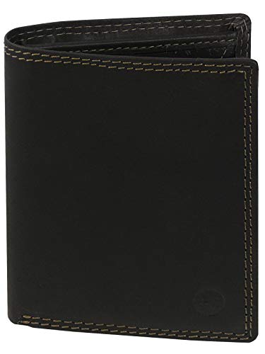 Harrys-Collection HC Herren Damen Kleine Sehr Flache Börse RFID Schutz, Farben:schwarz von Harrys-Collection