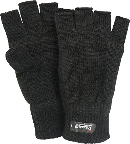 Harrys-Collection Halbfinger Handschuh mit Thinsulate Futter in 2 Farben, Farben:schwarz, Handschuhgröße:M/L Harrys-Collection Halbfinger Handschuh mit Thinsulate Futter in 2 Farben, Farben:schwarz, Handschuhgröße:M/L von Harrys-Collection
