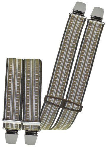 Harrys-Collection Herren Hosenträger 4 Clips gestreift, Farben:braun Harrys-Collection Herren Hosenträger 4 Clips gestreift, Farben:braun von Harrys-Collection