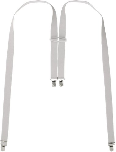 Harrys-Collection Herren Hosenträger mit 4 Clips 30 mm Breite, Farben:hellgrau Harrys-Collection Herren Hosenträger mit 4 Clips 30 mm Breite, Farben:hellgrau von Harrys-Collection