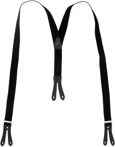 Harrys-Collection Hosenträger Knopfloch echte Lederpatten 11 Farben, Größen:130 cm, Farben:schwarz Harrys-Collection Hosenträger Knopfloch echte Lederpatten 11 Farben, Größen:130 cm, Farben:schwarz von Harrys-Collection