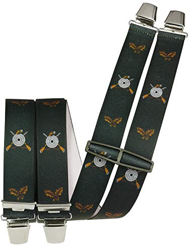 Harrys-Collection Hosenträger mit 4 extra starken Clips Schütze von Harrys-Collection