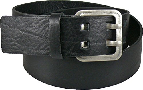 Harrys-Collection Ledergürtel in 5 cm Breite 3 Farben, Bundweite:115, Farben:schwarz von Harrys-Collection