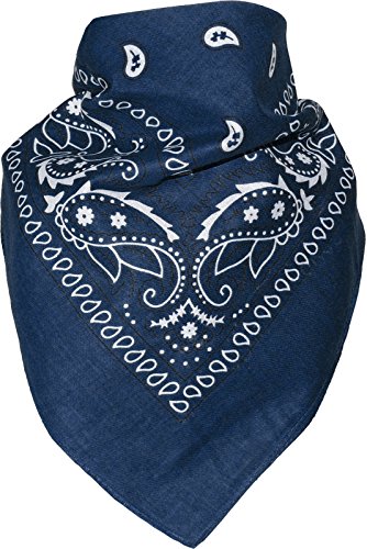 Harrys-Collection extra großes Bandana 100% Baumwolle! 70x70 cm, Größen:70x70, Farben:marine Harrys-Collection extra großes Bandana 100% Baumwolle! 70x70 cm, Größen:70x70, Farben:marine von Harrys-Collection