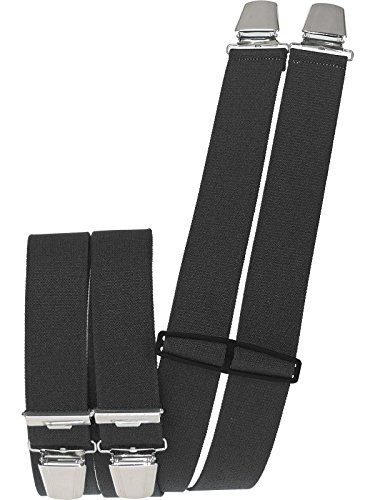 Harrys-Collection Herren Hosenträger mit 4 Clips uni extra lang 130 cm, Farben:dunkelgrau Harrys-Collection Herren Hosenträger mit 4 Clips uni extra lang 130 cm, Farben:dunkelgrau von Harrys-Collection