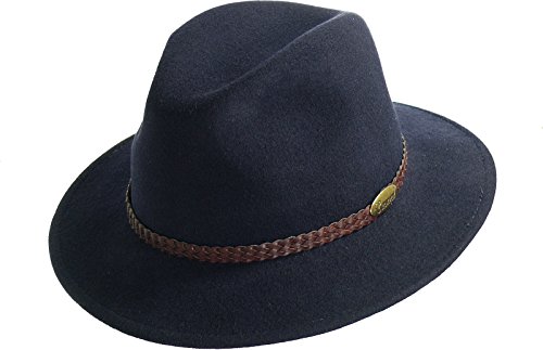 rollbarer Hut in 3 Farben, Kopfgroesse: 58, Marine von Harrys-Collection