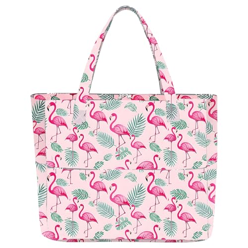 Harsever Strandtasche Xxl Familie,Strandtasche Groß Wasserdichte Damen mit Reißverschlus,Faltbar Beach Bag mit Mehreren Taschen Tote Bag für Strand,Urlaub, Pool von Harsever