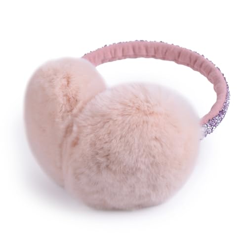 Harssidanzar Damen Winter Ohrenschützer, Echtes Kaninchenfell Ohrenschützer, Verstellbare Ohrenschützer, Strass Ohrenschützer HL306EU, Rosa Harssidanzar Damen Winter Ohrenschützer, Echtes Kaninchenfell Ohrenschützer, Verstellbare Ohrenschützer, Strass Ohrenschützer HL306EU, Rosa von Harssidanzar