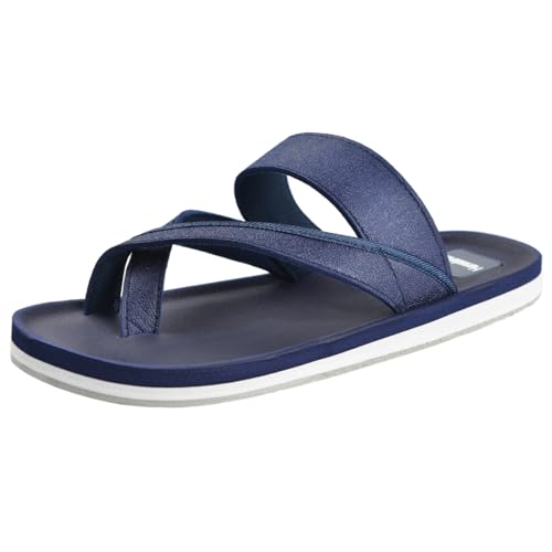 Harssidanzar Flip Flops für Herren,Klassische String Fußbett Sandalen Leichte Strand Sandalen KM236EU,Marine,Größe 42 Harssidanzar Flip Flops für Herren,Klassische String Fußbett Sandalen Leichte Strand Sandalen KM236EU,Marine,Größe 42 von Harssidanzar