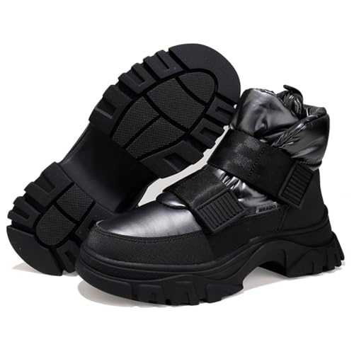 Harssidanzar Winter Warme Dickbesohlte Schneestiefel Gefüttert Rutschfeste Sohle RL025,Grau,Größe38 Harssidanzar Winter Warme Dickbesohlte Schneestiefel Gefüttert Rutschfeste Sohle RL025,Grau,Größe38 von Harssidanzar