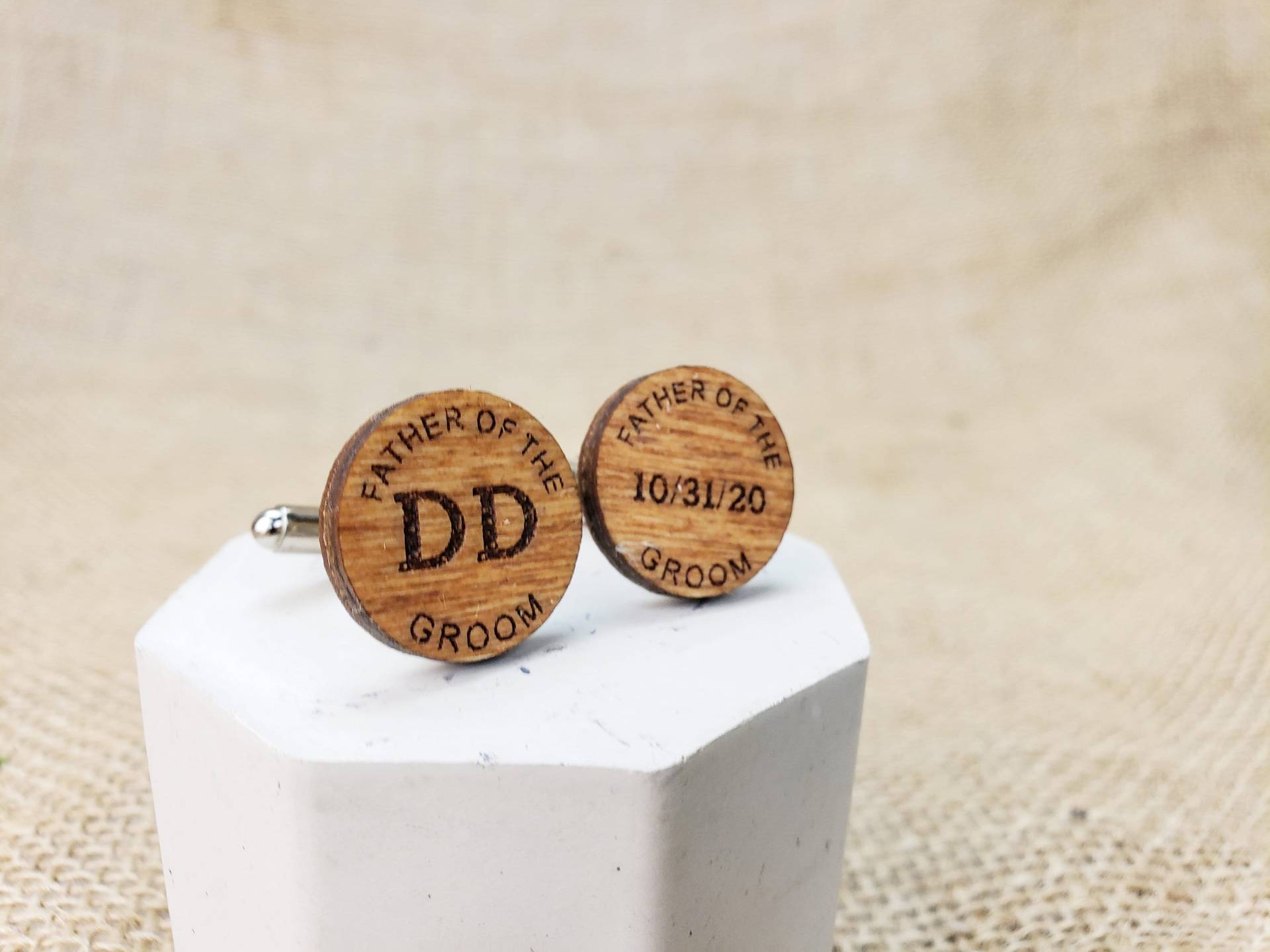 Geschenk Für Brautvater Manschettenknöpfe Bräutigam Und von HartGiftCo