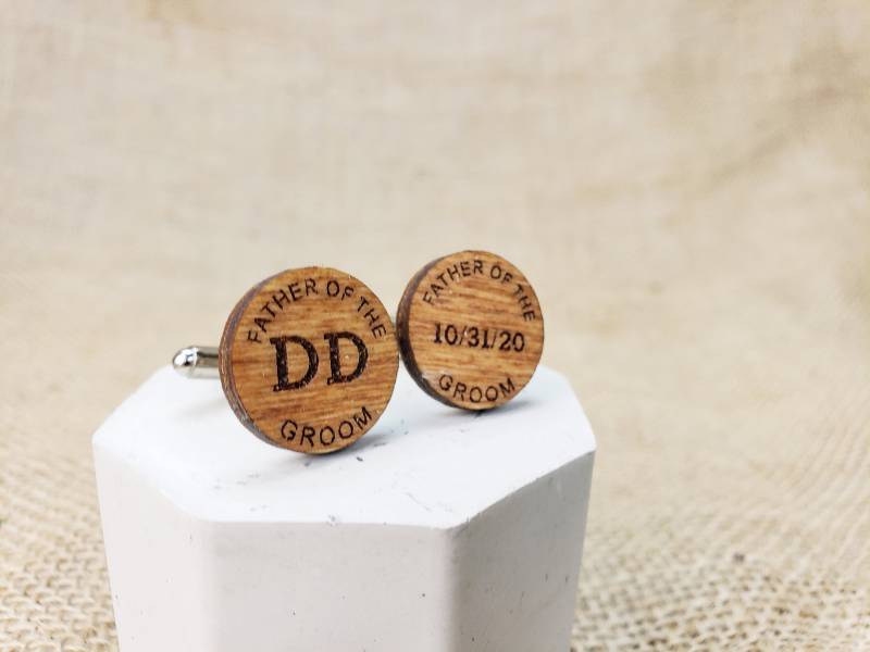 Geschenk Für Brautvater Manschettenknöpfe Bräutigam Und von HartGiftCo