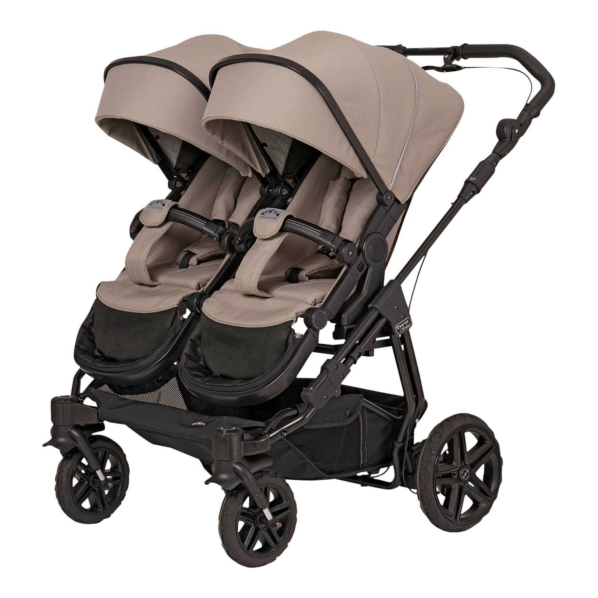 Hartan Zwillings- und Kinderwagen Geschwisterwagen Two Select Outdoor braun von Hartan
