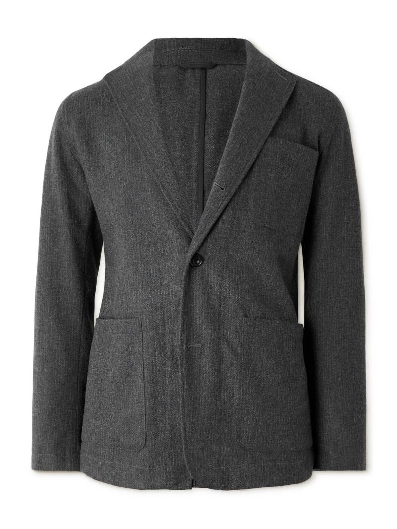 Hartford - Jonny Recycled Wool-Blend Flannel Blazer - Men - Gray - IT 56 von Hartford