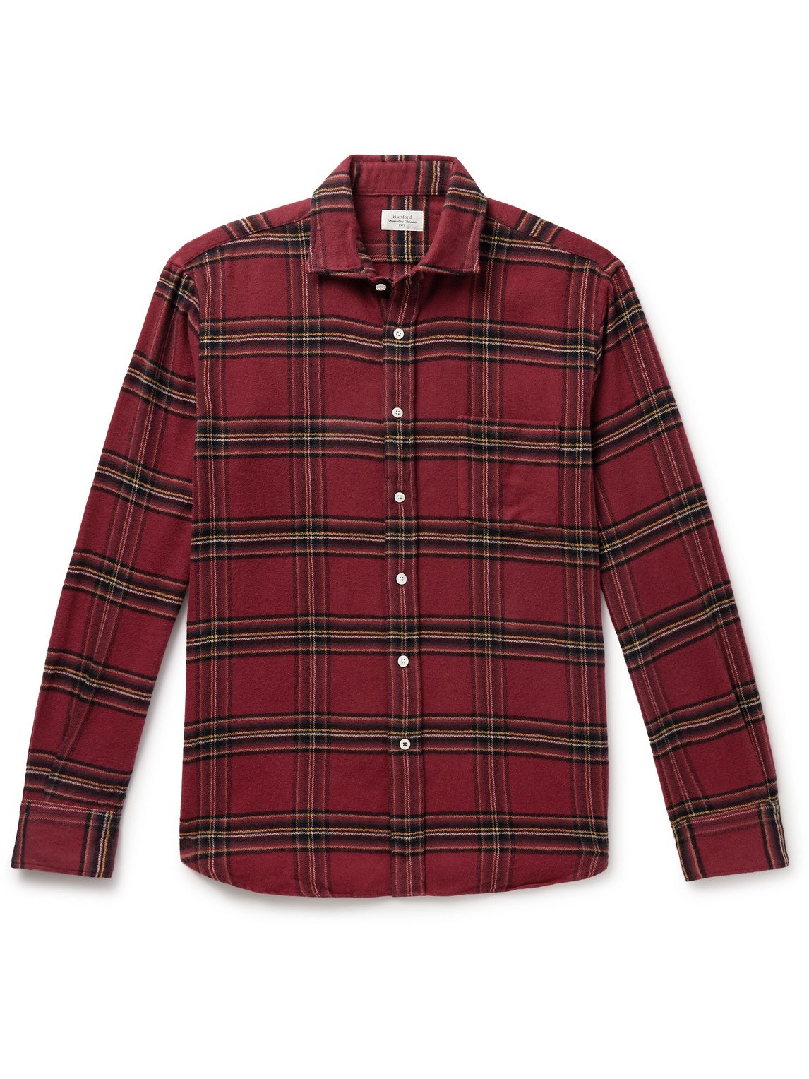 Hartford - Paul Checked Cotton-Flannel Shirt - Men - Red - XXL von Hartford
