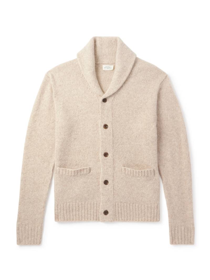 Hartford - Shawl-Collar Knitted Cardigan - Men - Neutrals - XXL von Hartford