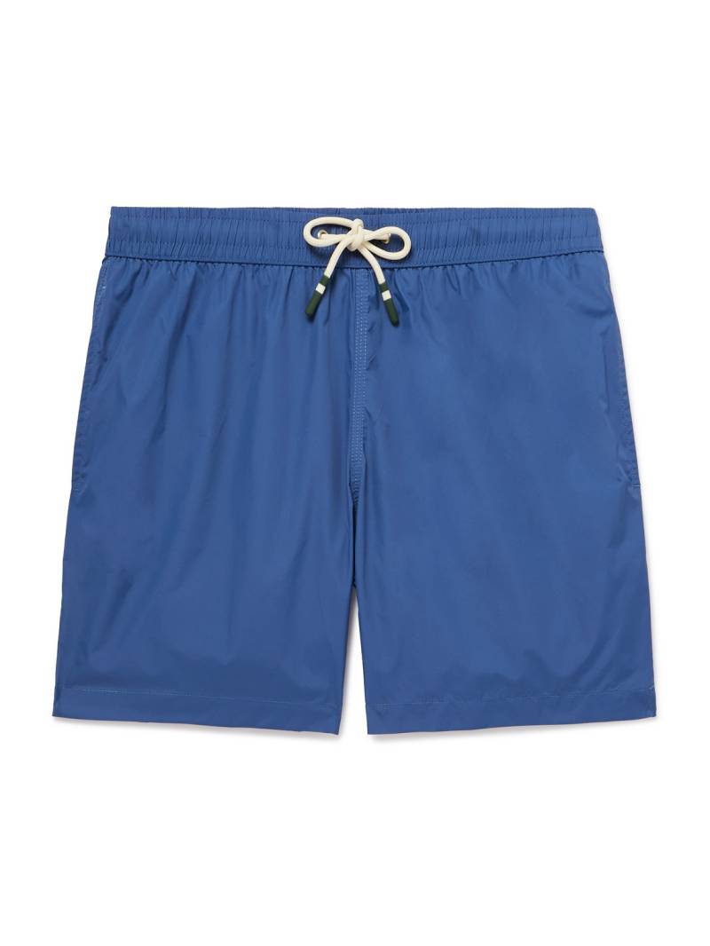 Hartford - Straight-Leg Mid-Length Recycled Swim Shorts - Men - Blue - M von Hartford
