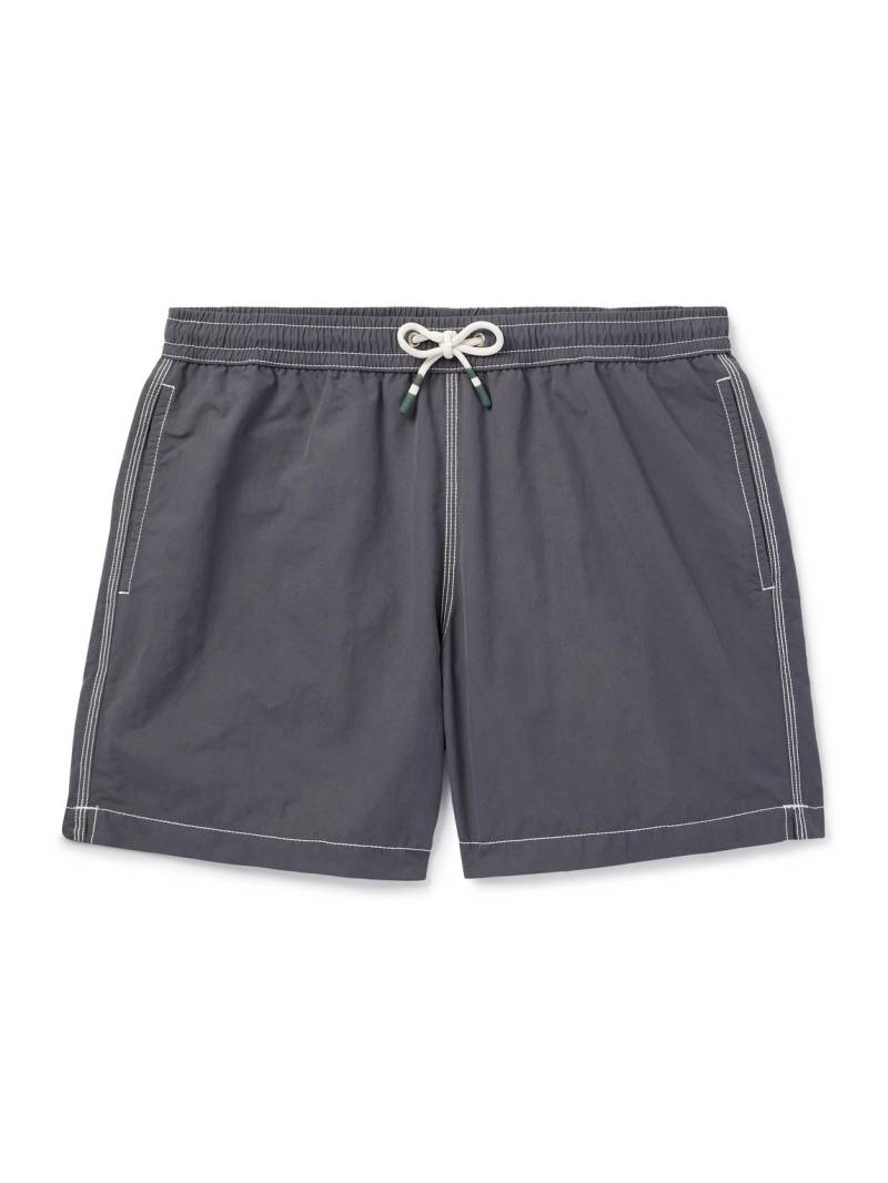 Hartford - Straight-Leg Mid-Length Swim Shorts - Men - Gray - XL von Hartford