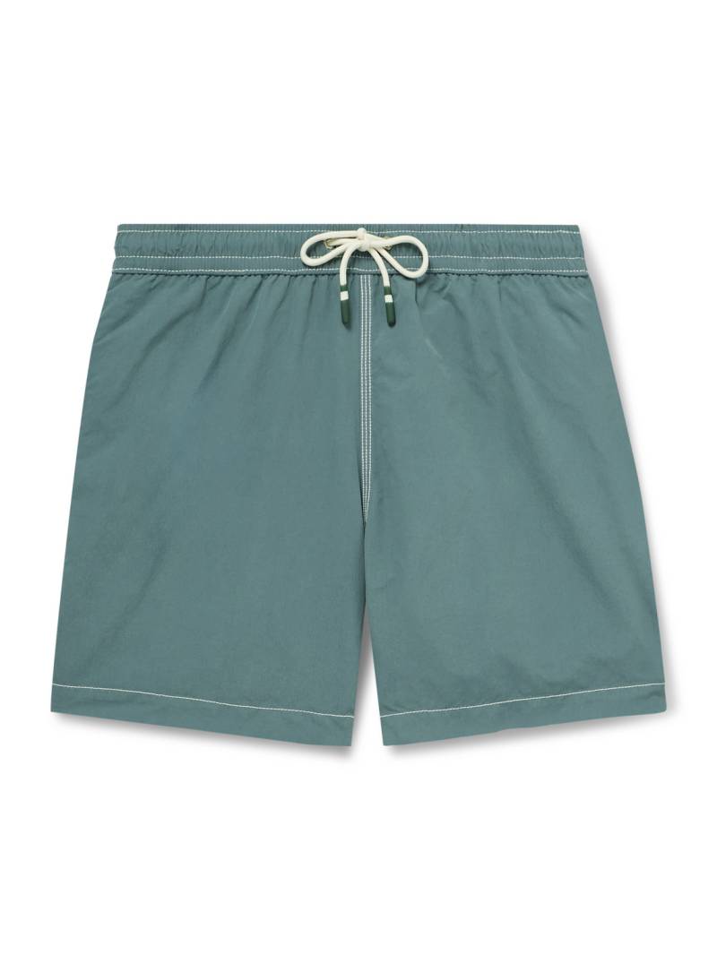 Hartford - Straight-Leg Mid-Length Swim Shorts - Men - Green - XXL von Hartford
