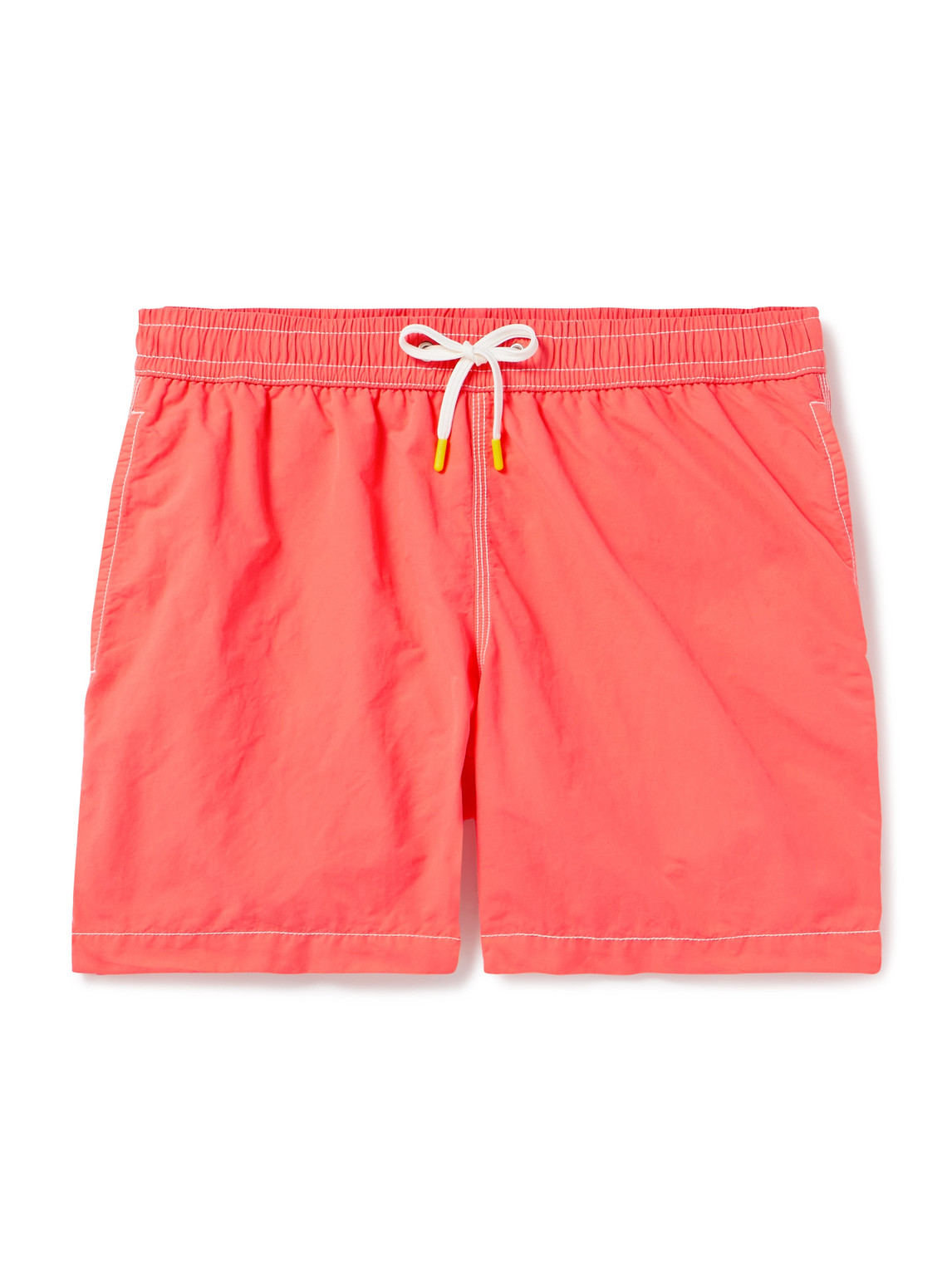 Hartford - Straight-Leg Mid-Length Swim Shorts - Men - Orange - S von Hartford