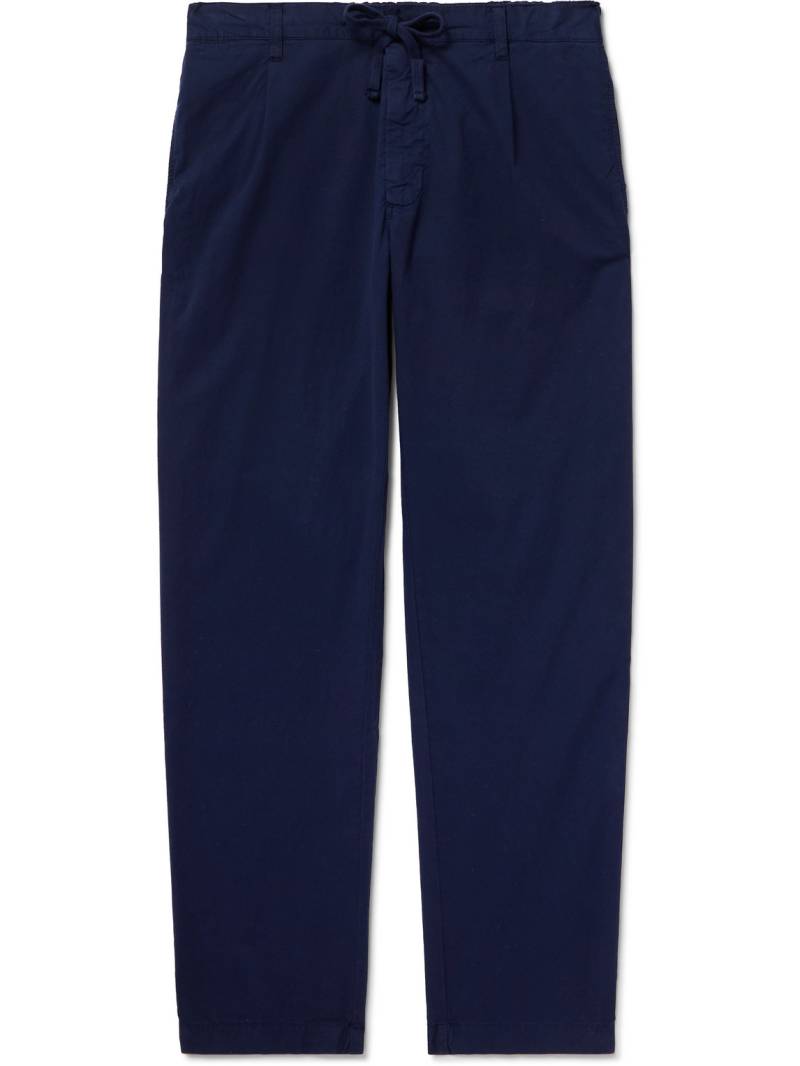 Hartford - Tanker Slim-Fit Straight-Leg Cotton Drawstring Trousers - Men - Blue - IT 54 von Hartford