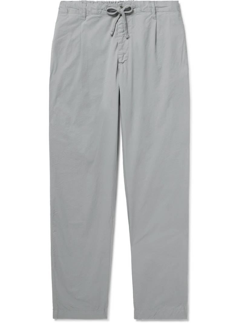 Hartford - Tanker Slim-Fit Straight-Leg Cotton Drawstring Trousers - Men - Gray - IT 46 von Hartford