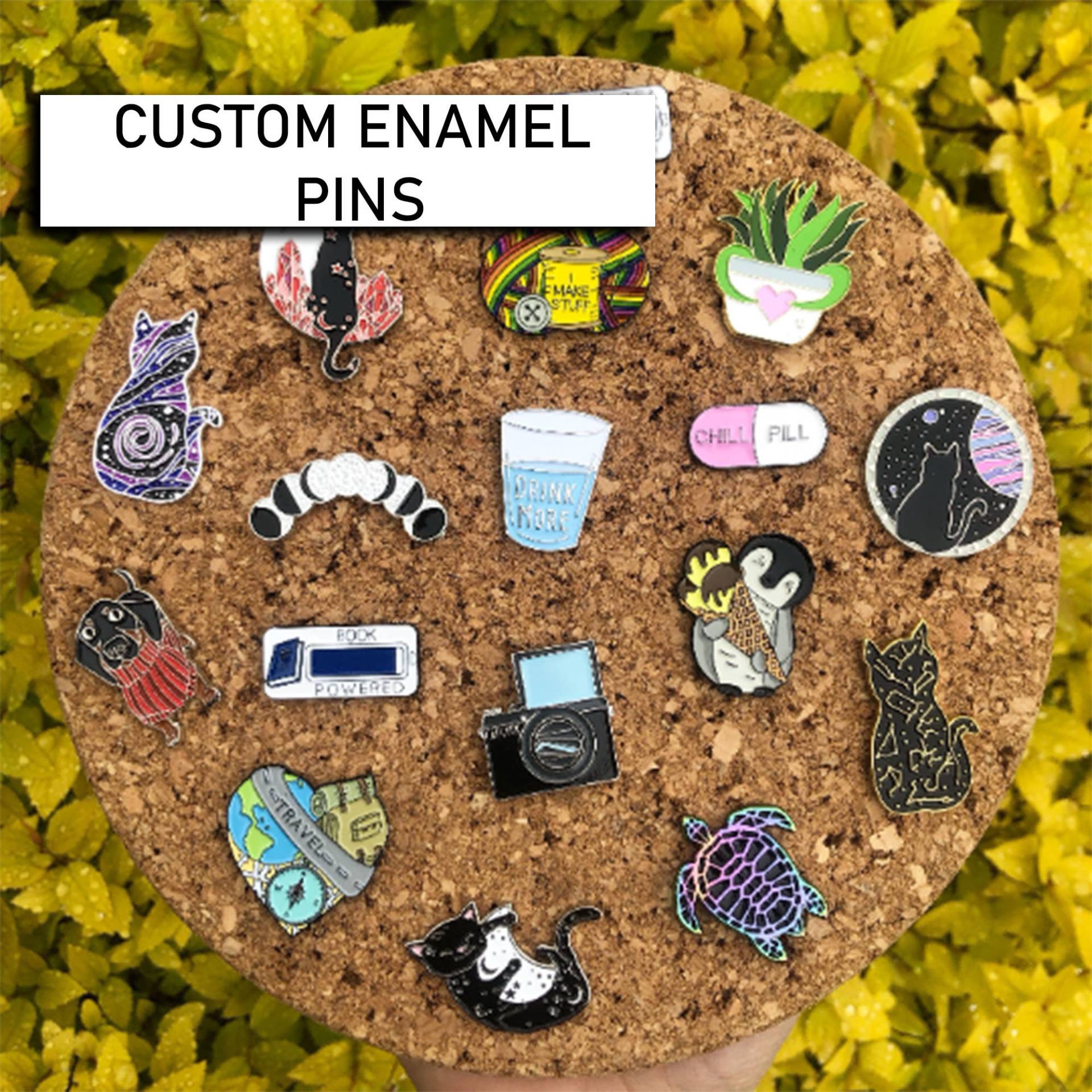 Gestalten Sie Ihre Eigenen Emaille Pins | Individuelle Form Nachricht Zum Spruch | Nicht Kaufen Geschenk von Hartiful