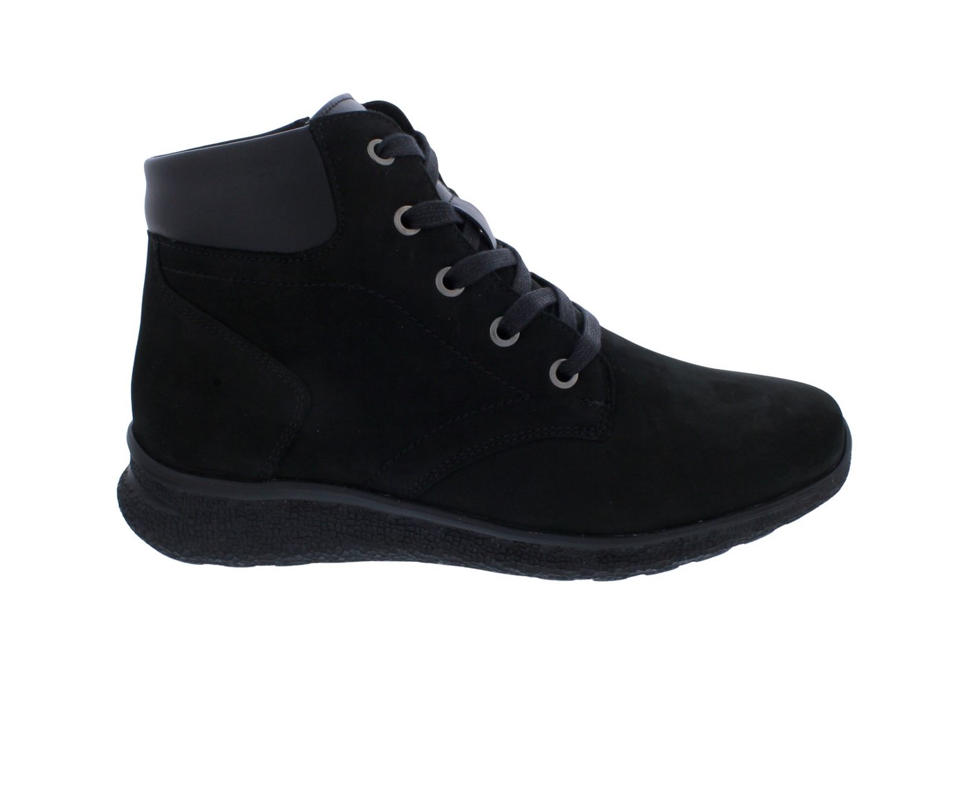 Hartjes Hartjes Rap Boot 172.1602/9901.01, Nubuk- und Nappaleder, Schwarz, Lod Schnürstiefel von Hartjes