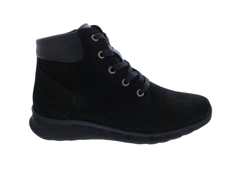 Hartjes Hartjes Rap Boot 172.1602/9901.01, Nubuk- und Nappaleder, Schwarz, Lod Schnürstiefel von Hartjes