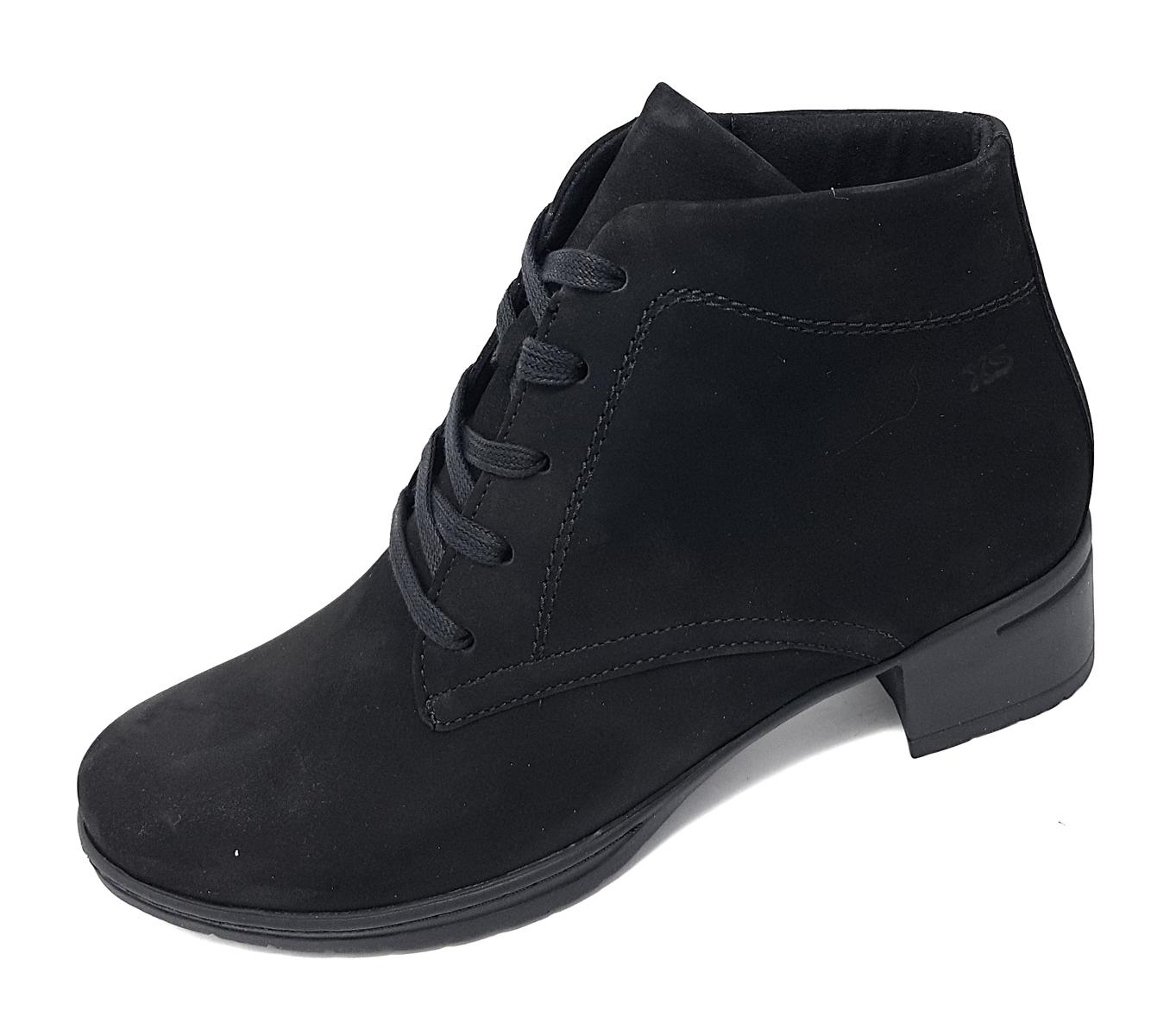 female Schnür-Stiefeletten schwarz 40,5 von Hartjes