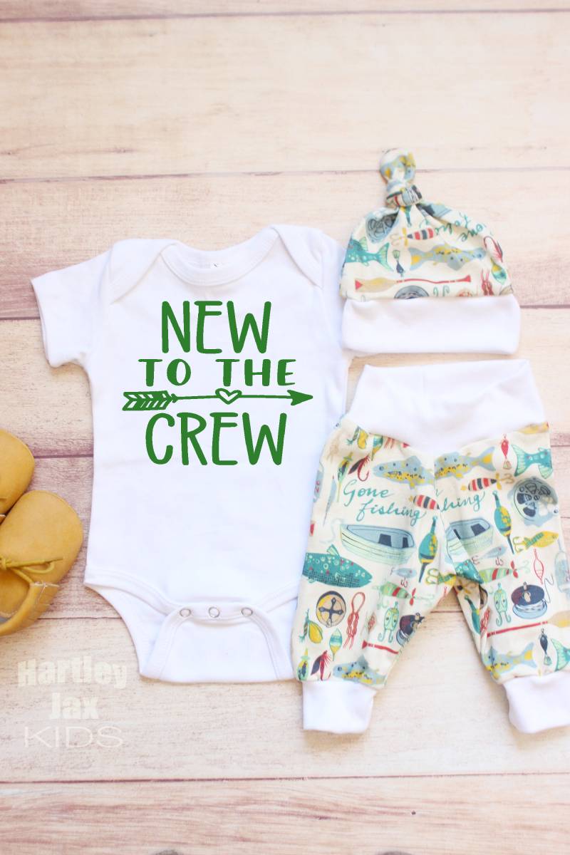 Angeln Going Home Outfit, Daddy Es Fishing Buddy, Neugeborene Junge Zu Hause Jagd Baby Shower Geschenk, Neue Mama, Leggings Und Mütze Set von HartleyJaxKids