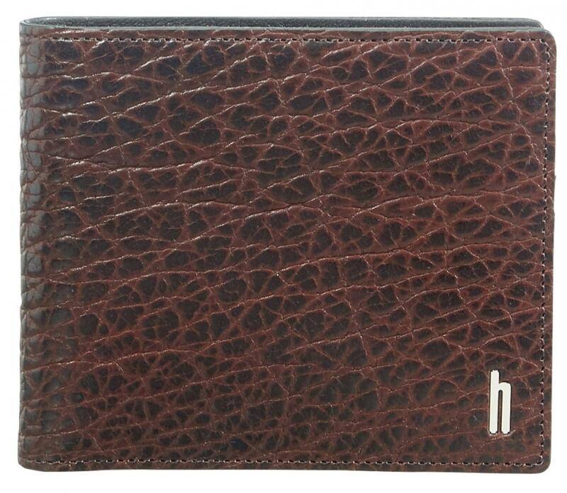 Hartmann - Hartmann Memphis West Kartenetui echt Bisonleder innen mit Lammnappaleder dark brown Braun von Hartmann