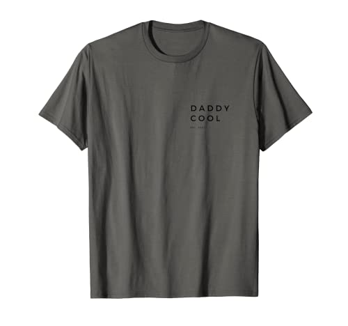 Herren Daddy Cool Black Schwarz EST. 2021 Vater Papa Vatertag T-Shirt von Leylo-Design