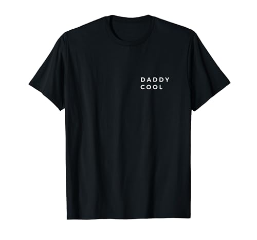 Herren Daddy Cool White Weiss (Weiß, Weis) Vater Papa T-Shirt von Leylo-Design