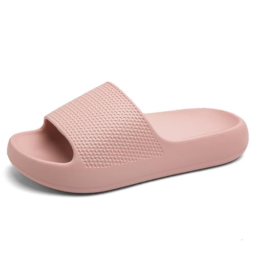 Harxxitd Cozy Slides Original Damen Herren mit Fußgewölbe-Unterstützung Hochwertiges EVA-Material Bequem & Rutschfest Unisex Cloud Slippers Für Strand, Pool & Wellness Slide Sandalen(587 Pink-4041) Harxxitd Cozy Slides Original Damen Herren mit Fußgewölbe-Unterstützung Hochwertiges EVA-Material Bequem & Rutschfest Unisex Cloud Slippers Für Strand, Pool & Wellness Slide Sandalen(587 Pink-4041) von Harxxitd
